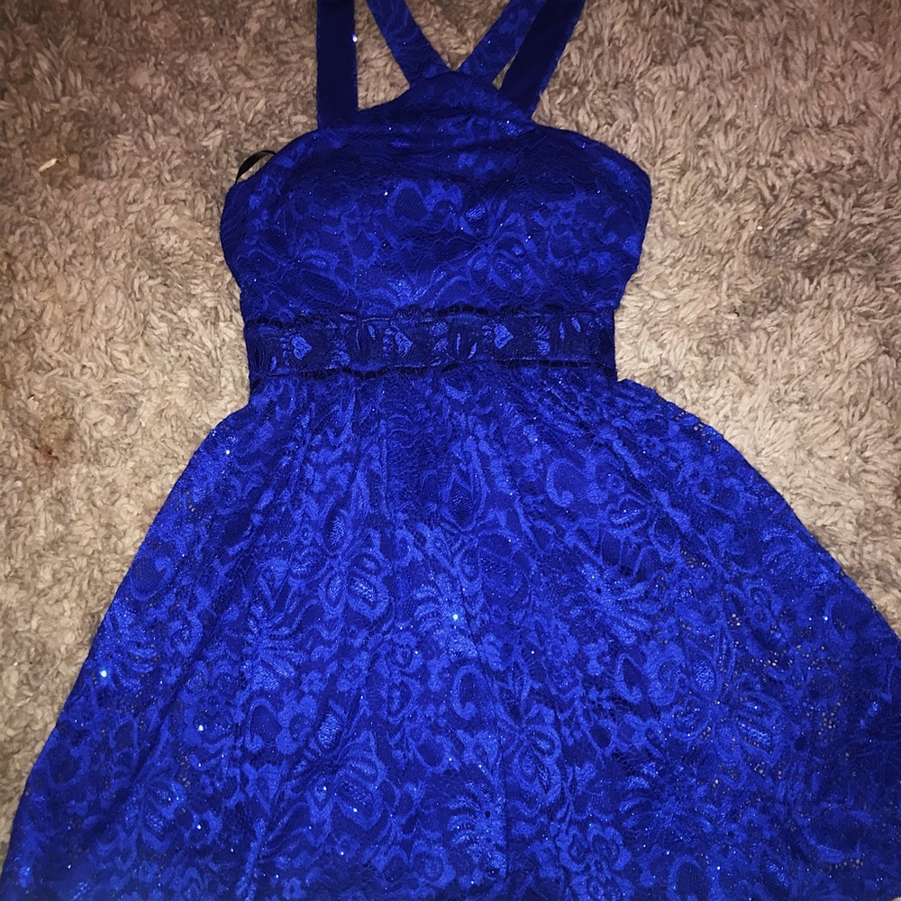 Blue sparkle dress